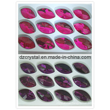 Teardrop Flat Back Glass Jewelry Stone (1054)